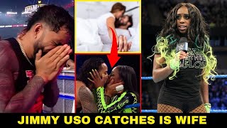 SHOCKING BETRAYAL🛑 WWES JIMMY USO CATCHES WIFE NAOMI CHEATING WITH ANOTHER MAN [upl. by Ahsilak484]