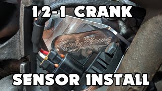 How To Kiggly Racing 121 Crank Sensor Install on 4G63 DSM [upl. by Lubet]