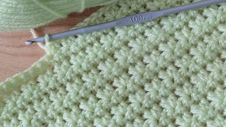 Dense pattern beautiful on both sides with SUPER EASY Pattern Crochet [upl. by Nyltac]