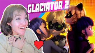 quotGLACIATOR 2quot REACTION English Dub HD Miraculous Ladybug s4 ep15 [upl. by Osterhus]