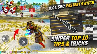 SECRET  SNIPER TRICK amp SETTINGS ⚙️ Single  Double AWM Tricks  Free Fire SNIPER PRO Tricks 2024 [upl. by Azeel]