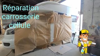 54 Réparation carrosserie cellule campingcar vanlife corse [upl. by Niras]