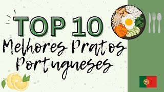 TOP 10 PRATOS PORTUGUESES [upl. by Bollen]