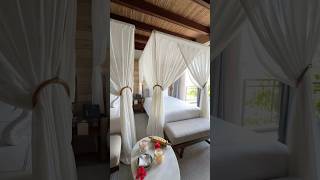 My luxury island hotel suite was MIND BLOWING hotels hotelreview roomtour [upl. by Eciralc465]