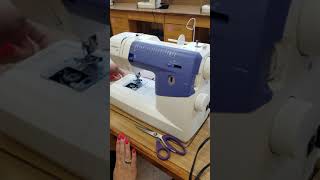 Threading a Huskystar sewing machine [upl. by Nyla]