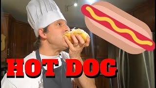 Hot dog au chevreuil chef Benny [upl. by Nepil113]