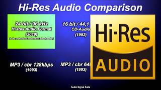 HiRes Audio Audiophile Music Comparison 24 bit 96 kHz Audio Quality Music Test [upl. by Hembree]