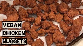 Vegan Seitan Chicken Nuggets Recipe [upl. by Nynahs]