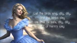 Lavenders Blue Dilly Dilly  Lyrics Cinderella 2015 Movie Soundtrack Song [upl. by Balthazar358]