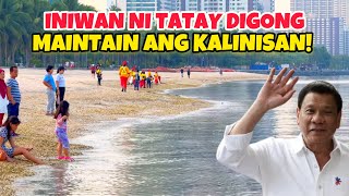 INIWAN NI TATAY DIGONG MAINTAIN ANG KALINISAN [upl. by Perloff]