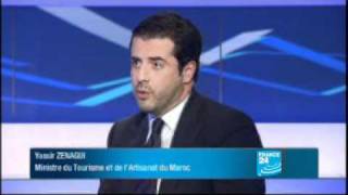 Yassir ZENAGUI Ministre du Tourisme et de lartisanat du Maroc  FRANCE 24flv [upl. by Siegel828]