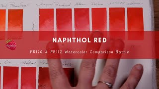 Naphthol Red Comparison Battle PR170 amp PR112 [upl. by Attenauq]