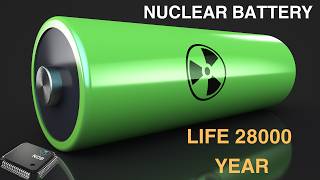 28000 year Nuclear Waste Battery  Nuclear Battery Nuclear Battery Working Nano Diamond Battery [upl. by Wareing]