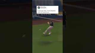 This Yoenis Cespedes throw was RIDICULOUS 🤯🤯 shorts [upl. by Eilyr]