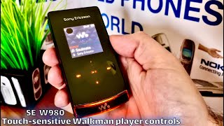 Sony Ericsson W980 walkman player  by Old Phones World [upl. by Ellered]