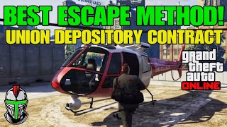 Best Escape Method Union Depository Contract GTA Online [upl. by Ayarahs279]