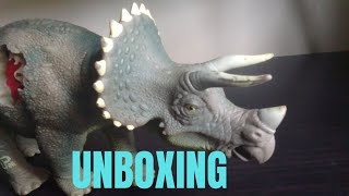 Jurassic Unboxing 1  Kenner Series 1 Triceratops [upl. by Zurek]