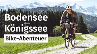 GravelBike Abenteuer 355 km Bodensee  Königssee Etappe 1 Bikepacking in Bayern [upl. by Akaya668]