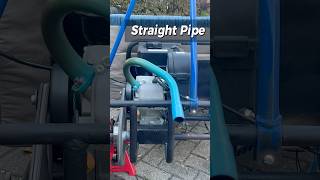 Straight Pipe Vs Stock Exhaust Go Kart [upl. by Teerprug]