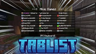 Working Tablist in MinecraftBedrock [upl. by Edlin148]