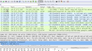 Wireshark Tip 4 Finding Suspicious Traffic in Protocol Hierarchy [upl. by Sanoy]