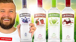 We Try EVERY Flavor Of Smirnoff Vodka [upl. by Chloe]