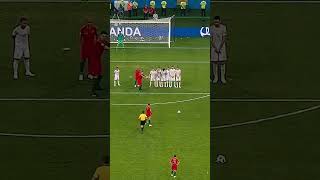 Ronaldo THE BEST free kick man ever shorts freekick ronaldo [upl. by Asserac]