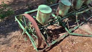 Antique Four Row Seed Planter [upl. by Rosinski]