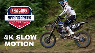 Spring Creek National Lucas Oil Slow Motion  2022 Pro Motocross [upl. by Adnilreh]