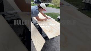 Building a collapsible coffee cart woodworking diy coffeecart cafe [upl. by Gearalt]