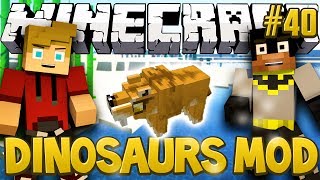 quotSabreToothed Tigersquot Minecraft Dinosaurs Mod Fossils and Archaeology Series Episode 40 [upl. by Lindo]