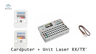 UIFlow20Unit Programming application  Laser RXTX [upl. by Hcardahs]