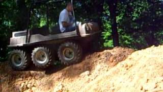 Max IV 6 wheeler Amphibious ATV hill climb [upl. by Silden647]