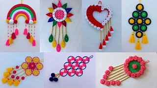 7 Best Woolen Wall Hanging Craft Ideas  Woolen Craft Wall Hanging  Woolen Wall Hangings [upl. by Plath]