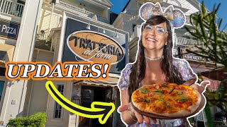 Spring into Trattoria al Forno NEW MENU 🍋 Disney World Boardwalk food review 2024 [upl. by Rogerio]