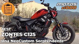 TEST ZONTES C 125  Motosx1000 [upl. by Airamas]