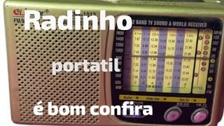 radinho portatil a pilha mais antigo [upl. by Lalage691]