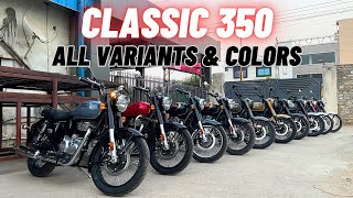 2024 Royal Enfield Classic 350 All Variants amp Colors  Motorxone [upl. by Orecic]