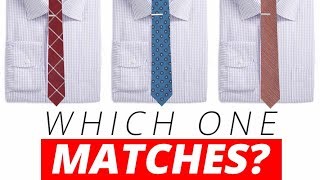 Matching Shirts amp Neckties Every Time  Best Dress Shirt amp Tie Combinations [upl. by Sailesh]