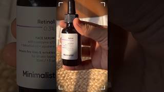 Antiaging Face Serum contains 03Retinol atifaslam minimalist antiaging glowup magic [upl. by Alfonso]