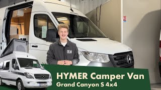 Présentation du HYMER Camper Van GRAND CANYON S 4x4 chez Curioz [upl. by Sukram]