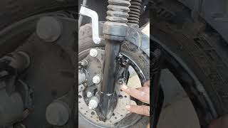 front shock mudguard hol repair e bike [upl. by Coppins14]