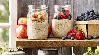 Overnight Oatmeal in a Jar  Tre Stelle [upl. by Rona]