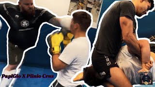 Training As A UFC Champion For A Day  PapiGio Mauled At Plinio Cruz’s Gym [upl. by Donielle]