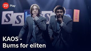 KAOS synger ’Bums for eliten’ – Tobias Rahim feat Artigeardit Liveshow 1  X Factor 2024  TV 2 [upl. by Eornom]