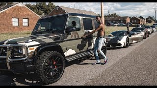 Young Dolph Camouflages His Exotic Cars Drives Them Around South Memphis [upl. by Rise]