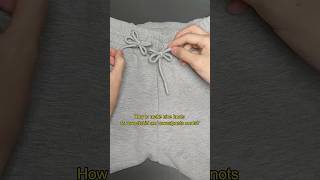 How to Tie Hoodie Strings for beginners Hoodie knots  single strand braid tutorial [upl. by Jaffe]