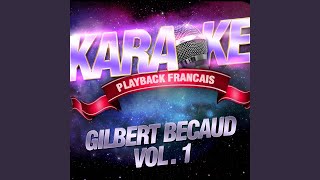 Limportant cest la rose Karaoké Playback avec choeurs Rendu célèbre par Gilbert Bécaud [upl. by Sheeran]