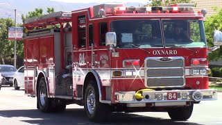 Oxnard Fire Dept Engine 84 responding [upl. by Larcher]