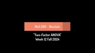 CSULB Biol 260 Fall 2024  Week 12 [upl. by Schoenfelder203]